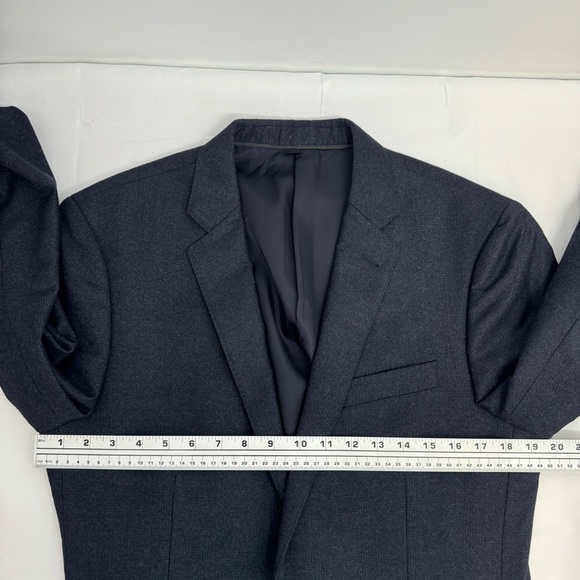 JCrew Ludlow Suit Jacket  Vitale Barberis Canonico Italian Wool 40R Navy Blazer - Picture 9 of 12